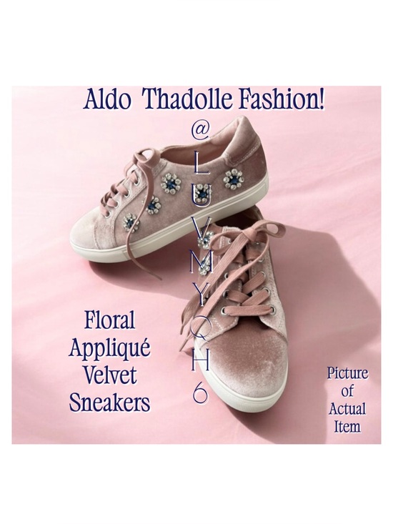 Aldo Thadolle Fashion Shoes - Aldo Fashion Velvet Jeweled Sneakers